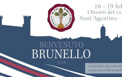 Benvenuto Brunello 16-17 FEBBRAIO 2018