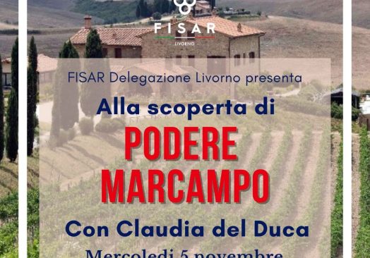 Degustazione Podere Marcampo con la titolare Claudia del Duca