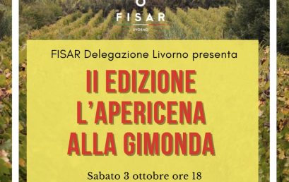 Apericena alla Gimonda – serata di sabato 3 ottobre